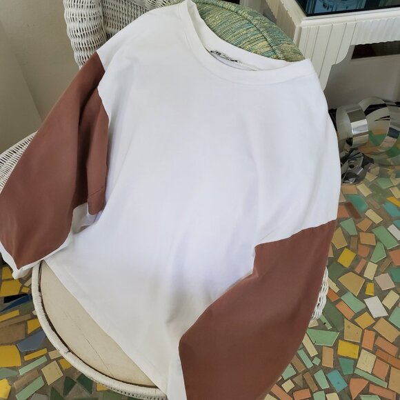 ZARA Tops - COLOR -BLOCK TOP